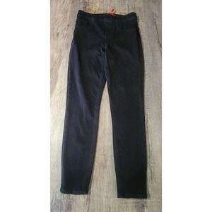 Spanx Jean-ish Ankle Leggings Jeggings Black Shaping Pull On Medium EUC